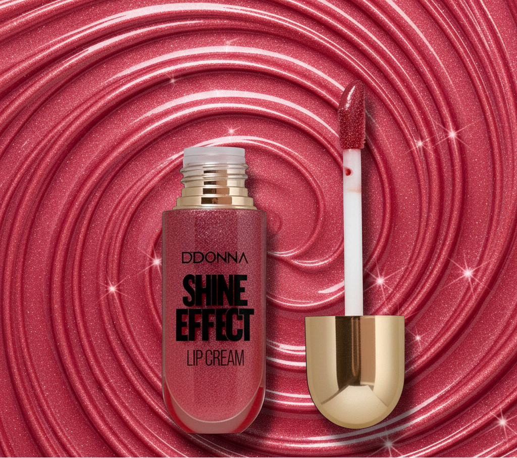 Lip Gloss Shine Effect