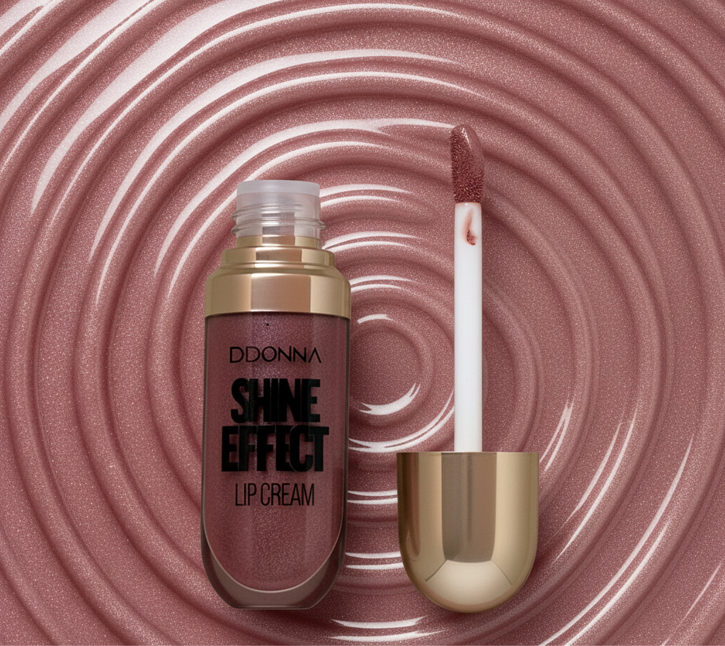 Lip Gloss Shine Effect