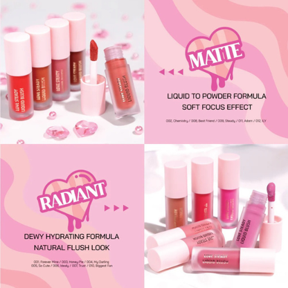 Blush Liquide Love Steady Teint Parfait